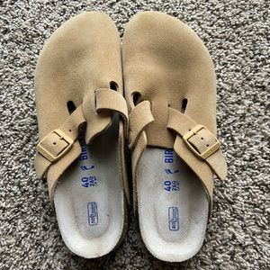 Birkenstock Boston Latte cream, Women’s 9